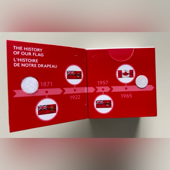 RCM Fine Silver Coloured Coin- 50th Anniversary of the Canadian Flag (2015) - Picture 3 of 6